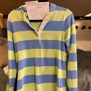 ♡ Vineyard Vines Rugby Hooded Tee ♡